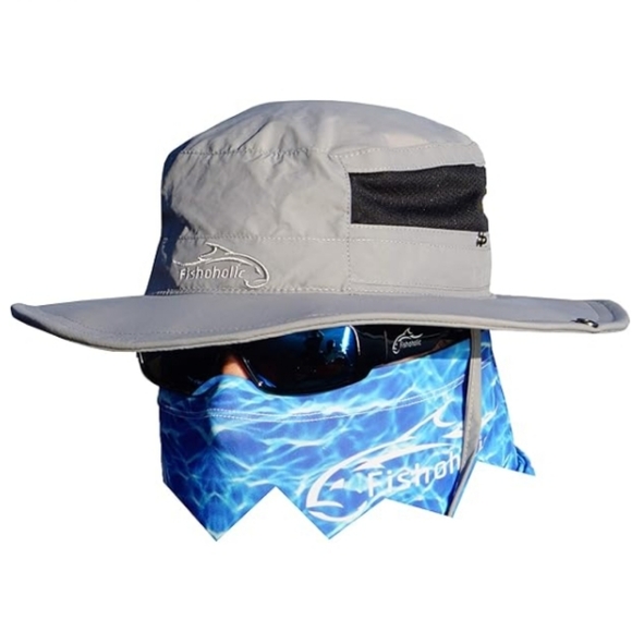 Fishing Hat Boonie Bucket Hat UPF50+ Sun Protection Wide Brim 2 Adjustable NWT - Picture 1 of 7